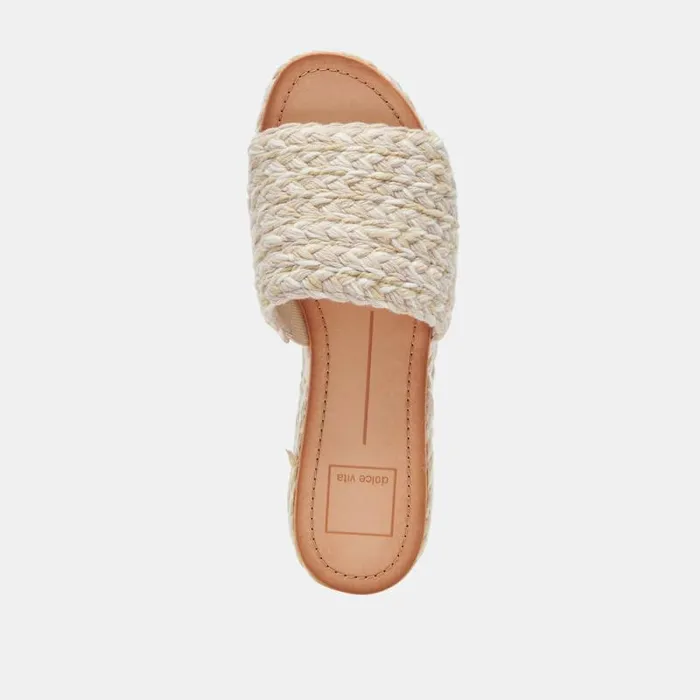 Dolce Vita Pazli Sandals Ivory Multi Woven Women Sandals