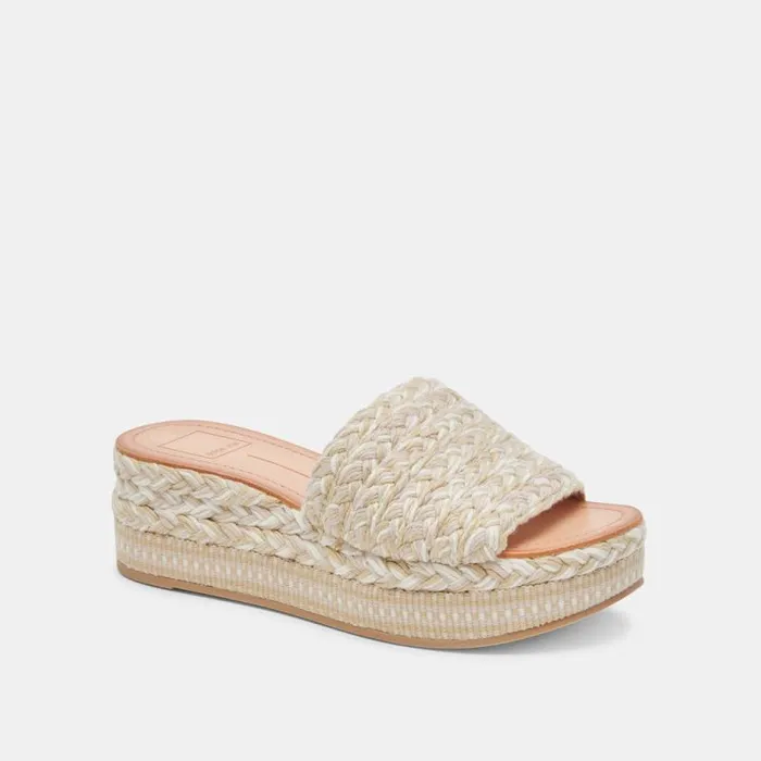 Dolce Vita Pazli Sandals Ivory Multi Woven Women Sandals
