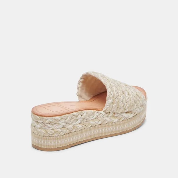 Dolce Vita Pazli Sandals Ivory Multi Woven Women Sandals
