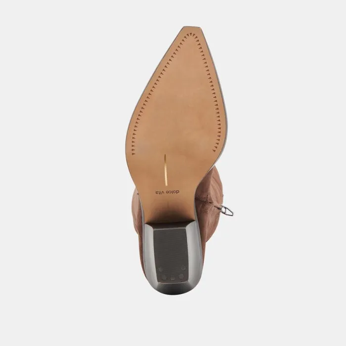 Dolce Vita Raj Boots Dk Brown Suede Women Boots and Booties