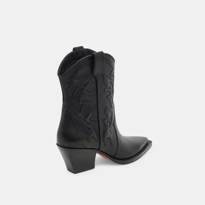 Dolce Vita Rimona Booties Black Leather Women Boots and Booties