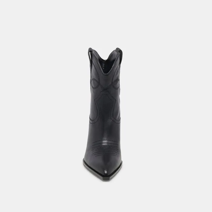 Dolce Vita Rimona Booties Black Leather Women Boots and Booties