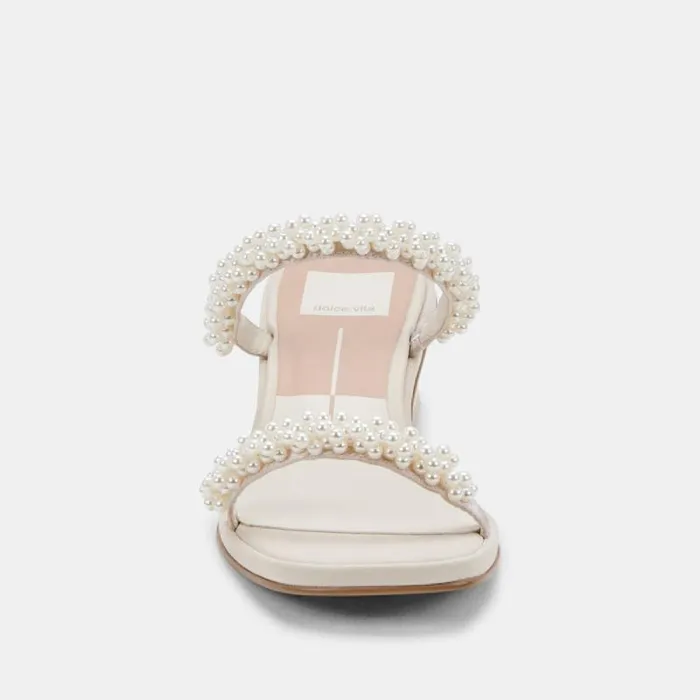 Dolce Vita River Pearl Heels Vanilla Pearls Women Sandals