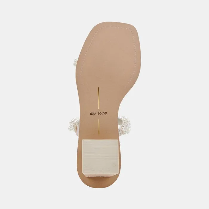 Dolce Vita River Pearl Heels Vanilla Pearls Women Sandals