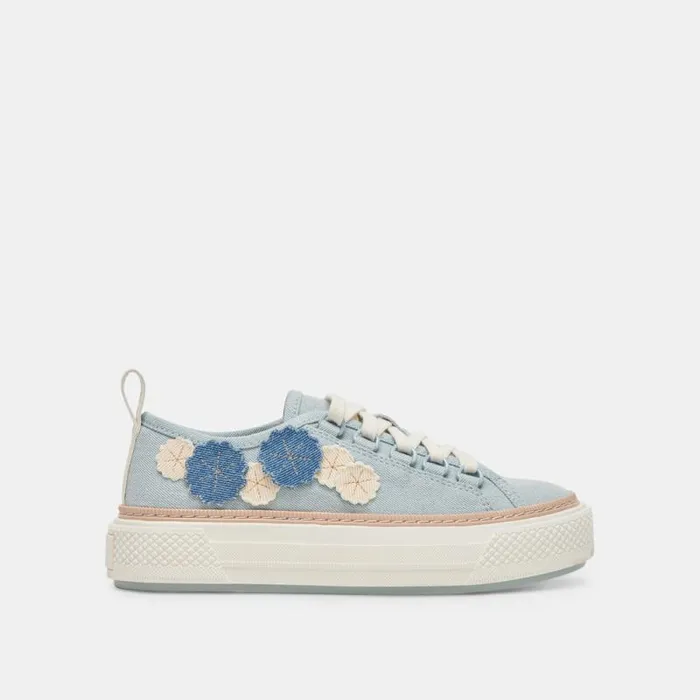 Dolce Vita Robbin Sneakers Light Blue Denim Women Sneakers