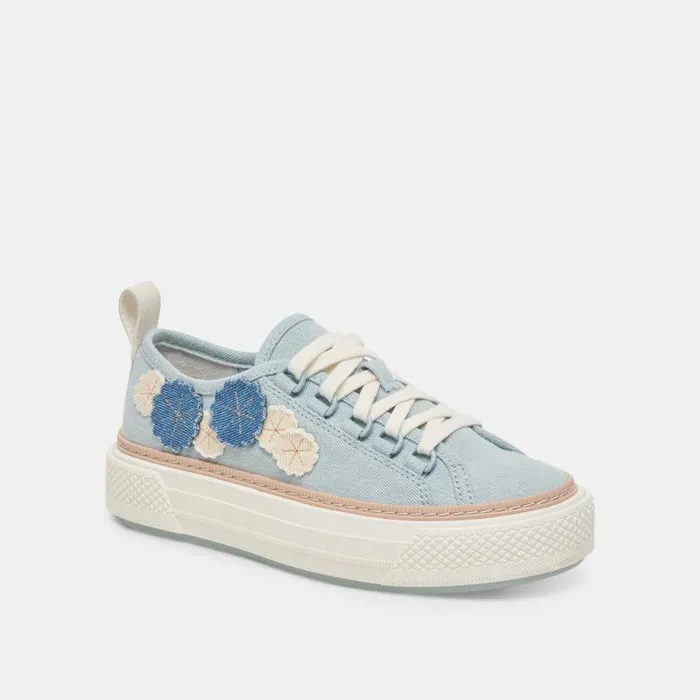 Dolce Vita Robbin Sneakers Light Blue Denim Women Sneakers