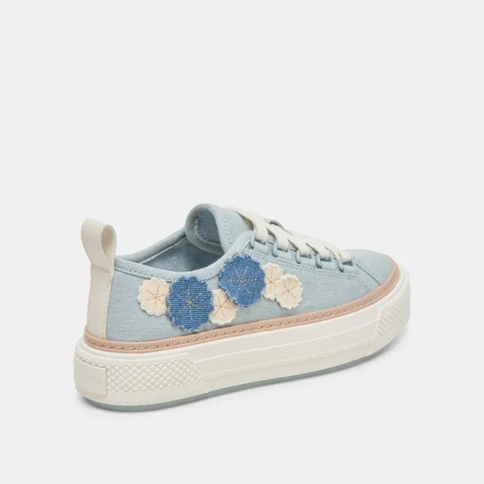 Dolce Vita Robbin Sneakers Light Blue Denim Women Sneakers