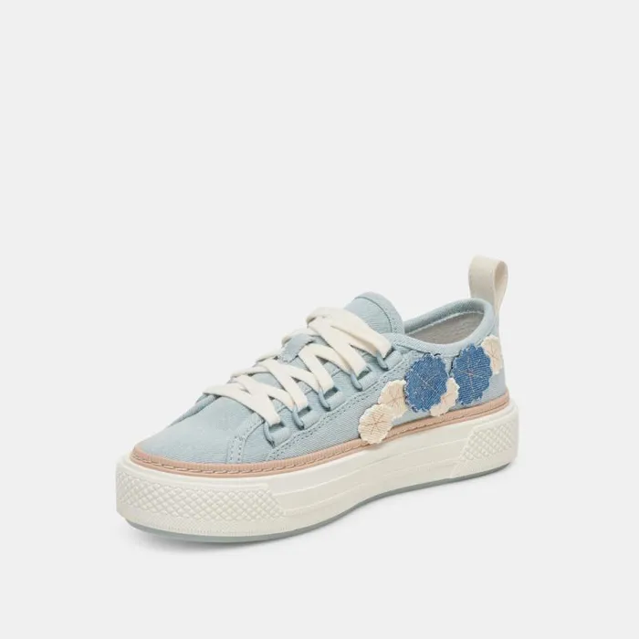 Dolce Vita Robbin Sneakers Light Blue Denim Women Sneakers