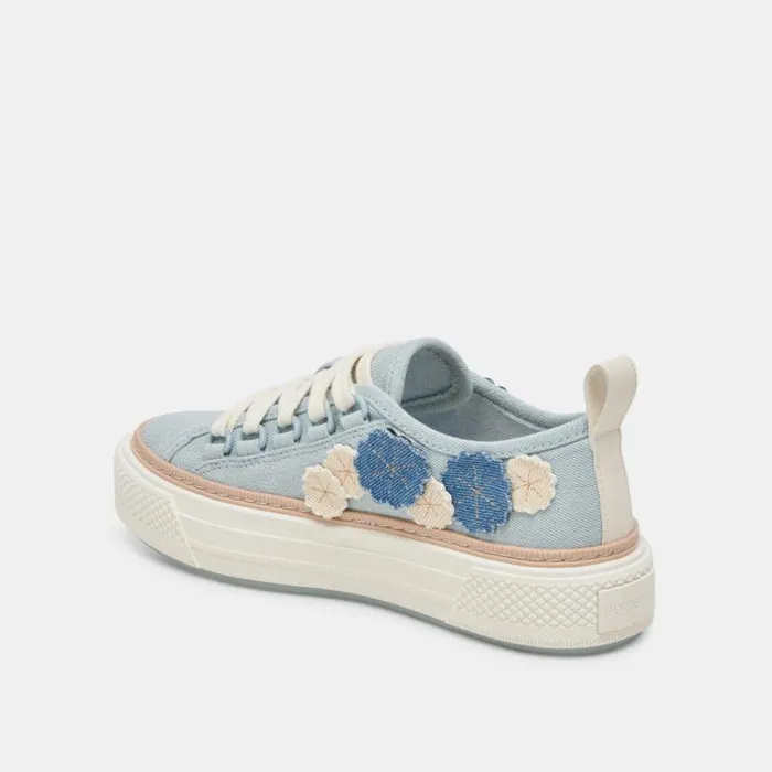 Dolce Vita Robbin Sneakers Light Blue Denim Women Sneakers