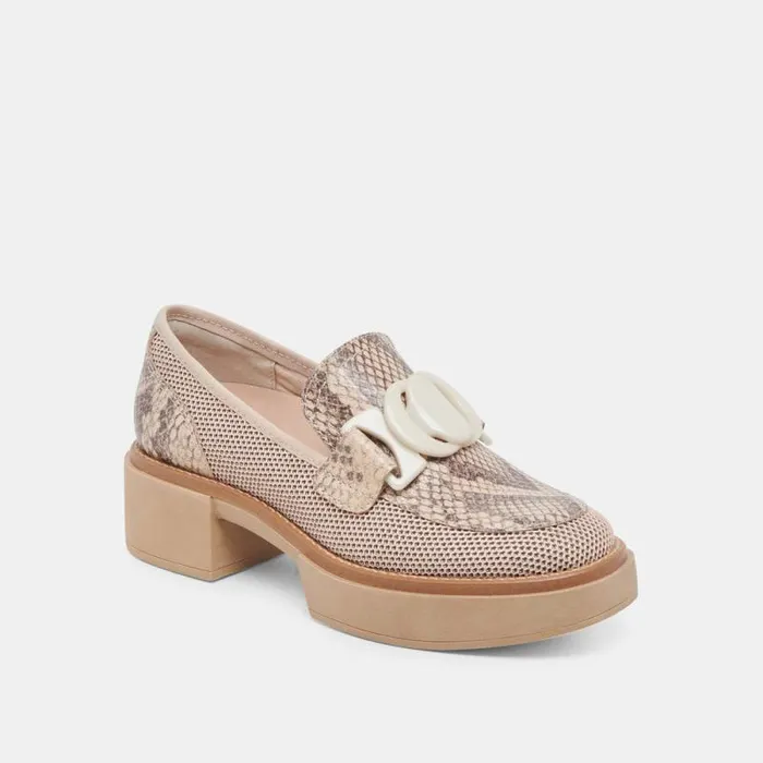 Dolce Vita Sandey Loafers Sand Mesh Women Flats and Loafers