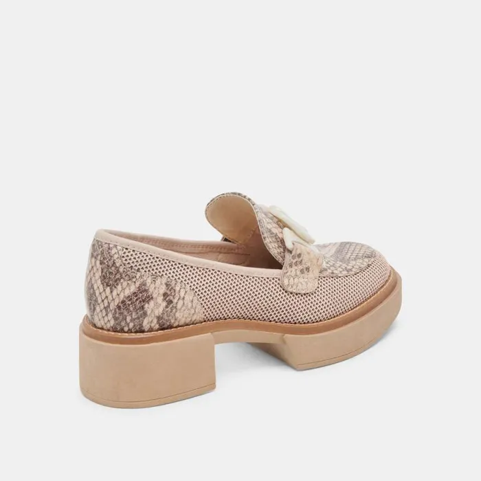 Dolce Vita Sandey Loafers Sand Mesh Women Flats and Loafers