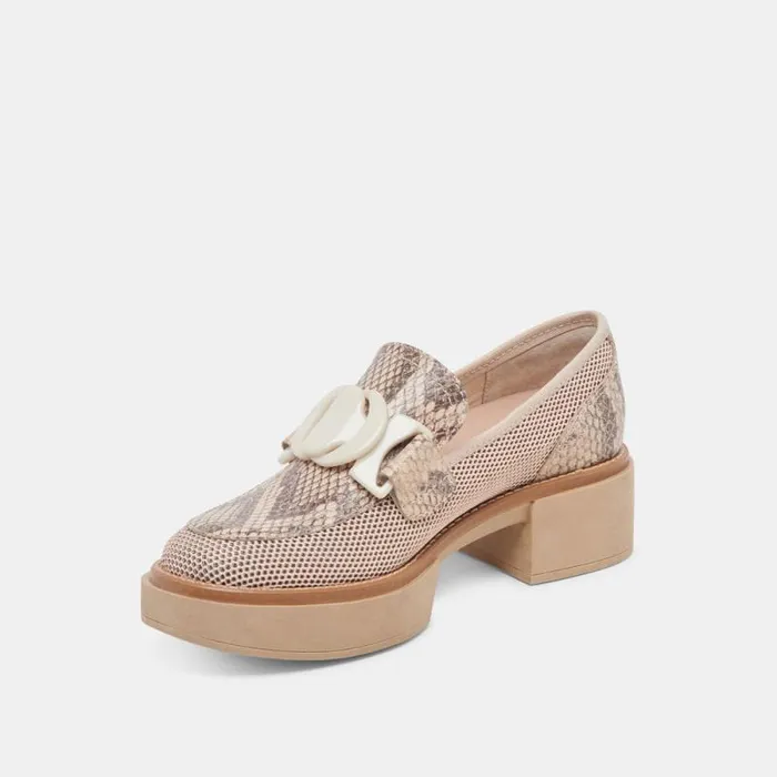 Dolce Vita Sandey Loafers Sand Mesh Women Flats and Loafers