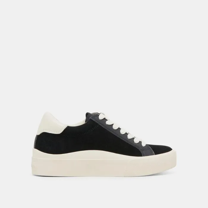 Dolce Vita Zayn 360 Sneakers Onyx Suede Women Sneakers