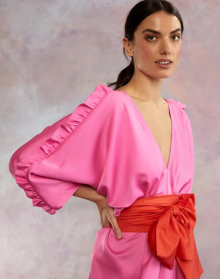 Dolman Sleeve Dance Dress 8211 Pink Women Cynthia Rowley Dresses