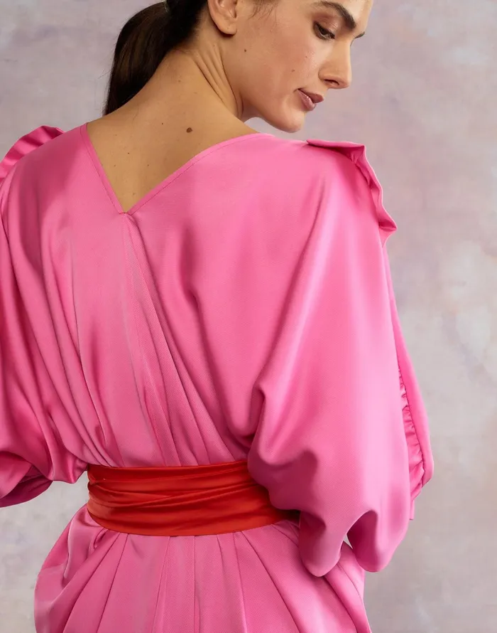 Dolman Sleeve Dance Dress 8211 Pink Women Cynthia Rowley Dresses