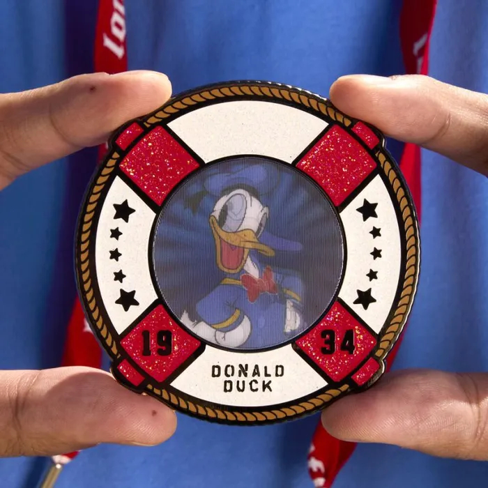 Donald Duck 90th Anniversary Lenticular 3 Unisex Loungefly Small Accessories Donald Duck 90th Anniversary Lenticular 3 Unisex Loungefly Small Accessories