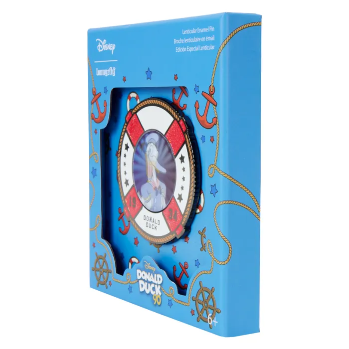 Donald Duck 90th Anniversary Lenticular 3 Unisex Loungefly Small Accessories Donald Duck 90th Anniversary Lenticular 3 Unisex Loungefly Small Accessories