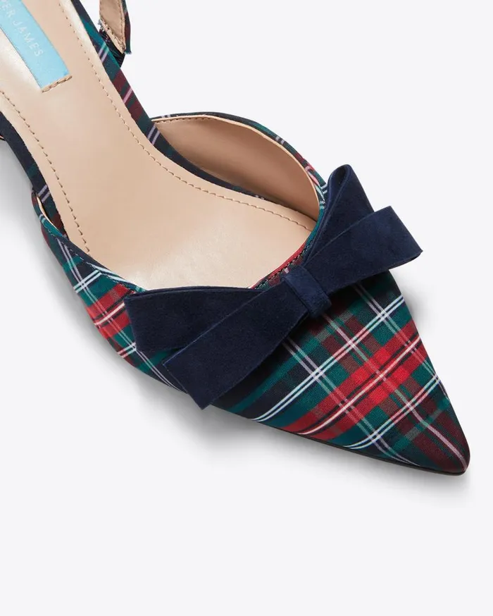Draper James Bedding Women Tess Slingback In Georgia Plaid