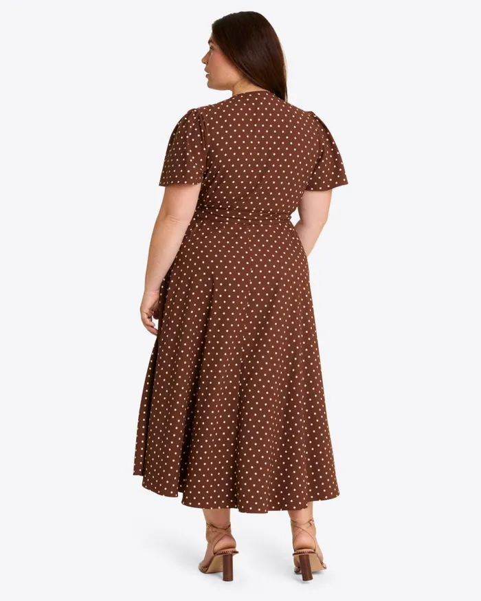 Draper James Dresses Women Gigi Wrap Dress In Matte Satin
