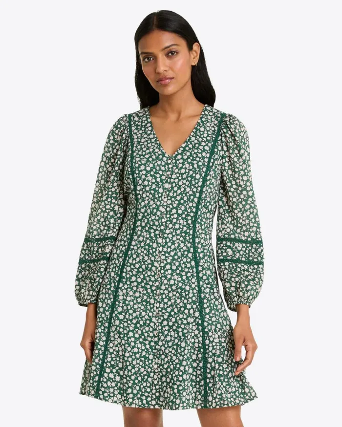 Draper James Dresses Women Gwen LongSleeve Dress In Gauzy Cotton