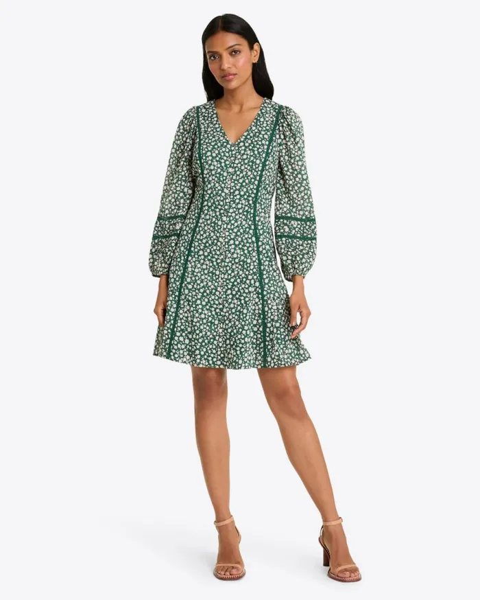 Draper James Dresses Women Gwen LongSleeve Dress In Gauzy Cotton