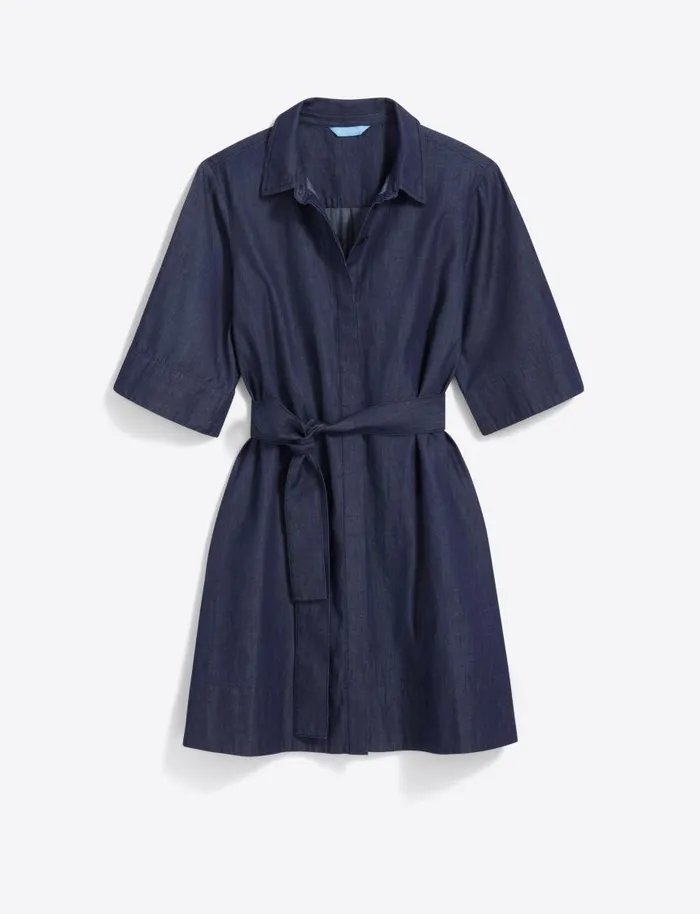 Draper James Dresses Women Riley Mini Shirtdress In Chambray