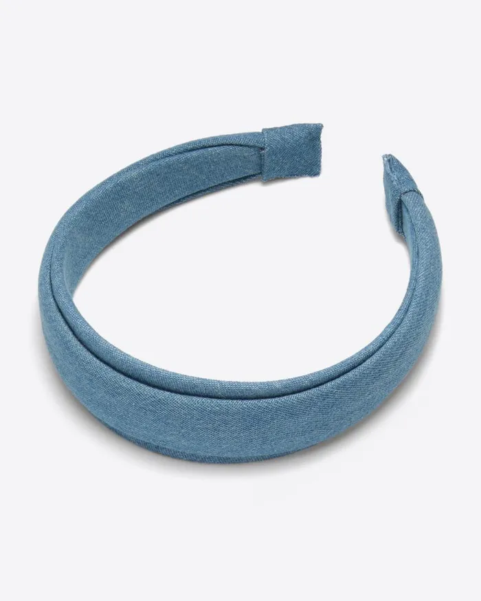 Draper James Hats and Hair Women Pleated Headband In Denim