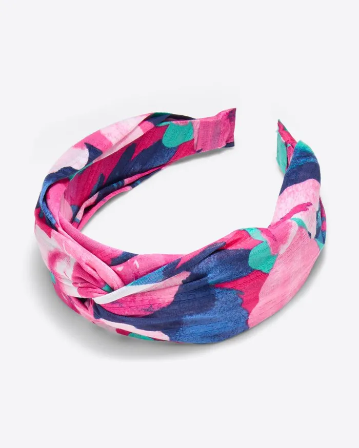 Draper James Hats and Hair Women Twist Headband In Watercolor Floral