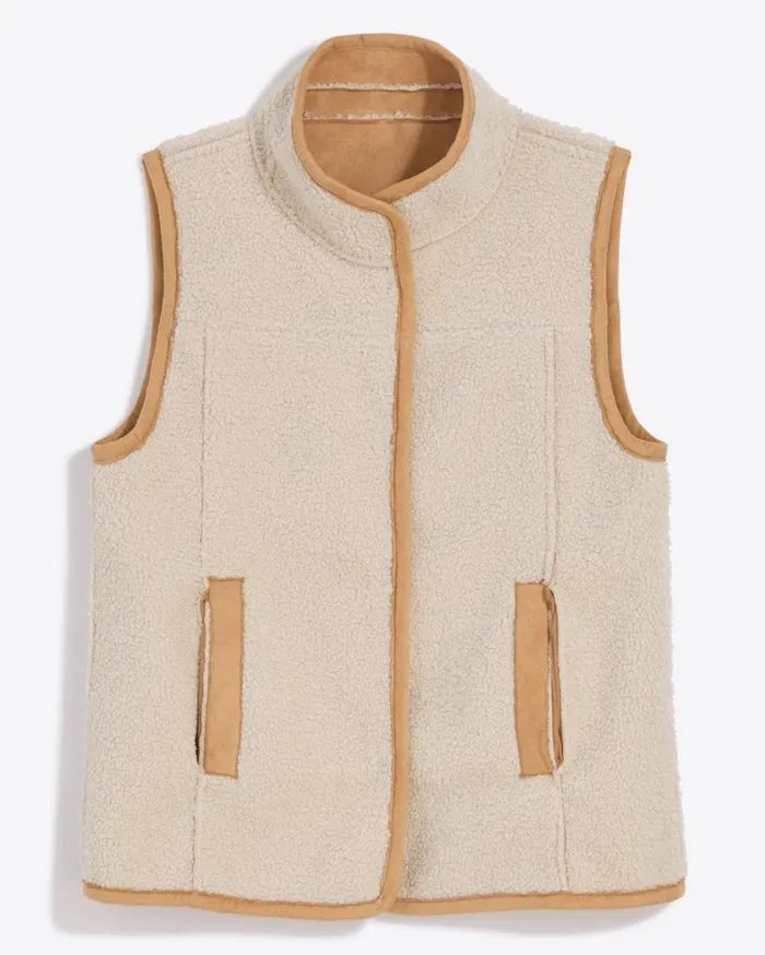 Draper James Jackets and Outerwear Women Reversible Sherpa Vest