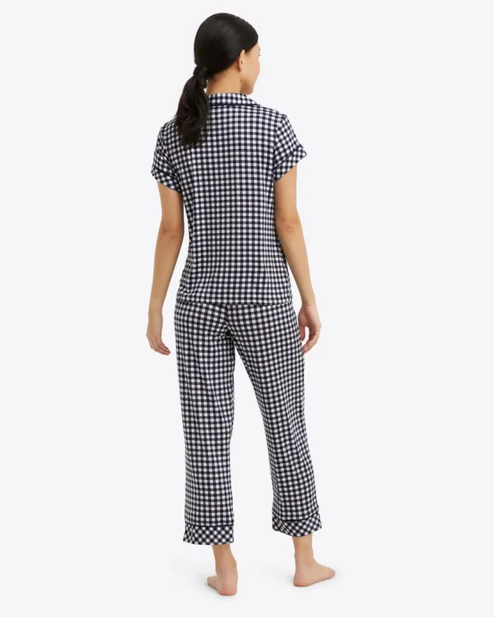 Draper James Lounge and Pajamas Women Linda PJ Set In Gingham