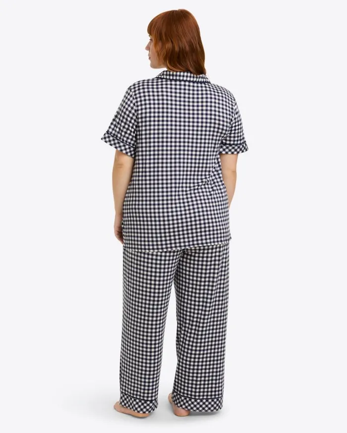 Draper James Lounge and Pajamas Women Linda PJ Set In Gingham