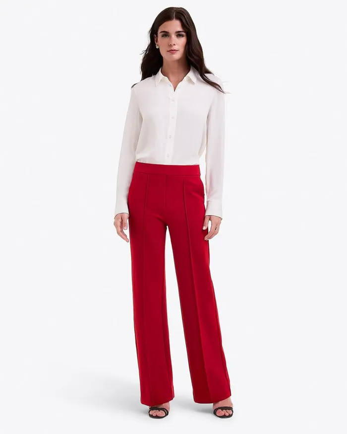 Draper James Mini Women Flare Pants In Ponte