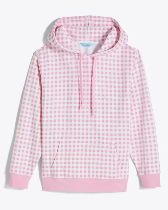 Draper James Sweaters Women Hoodie In Pink Gingham