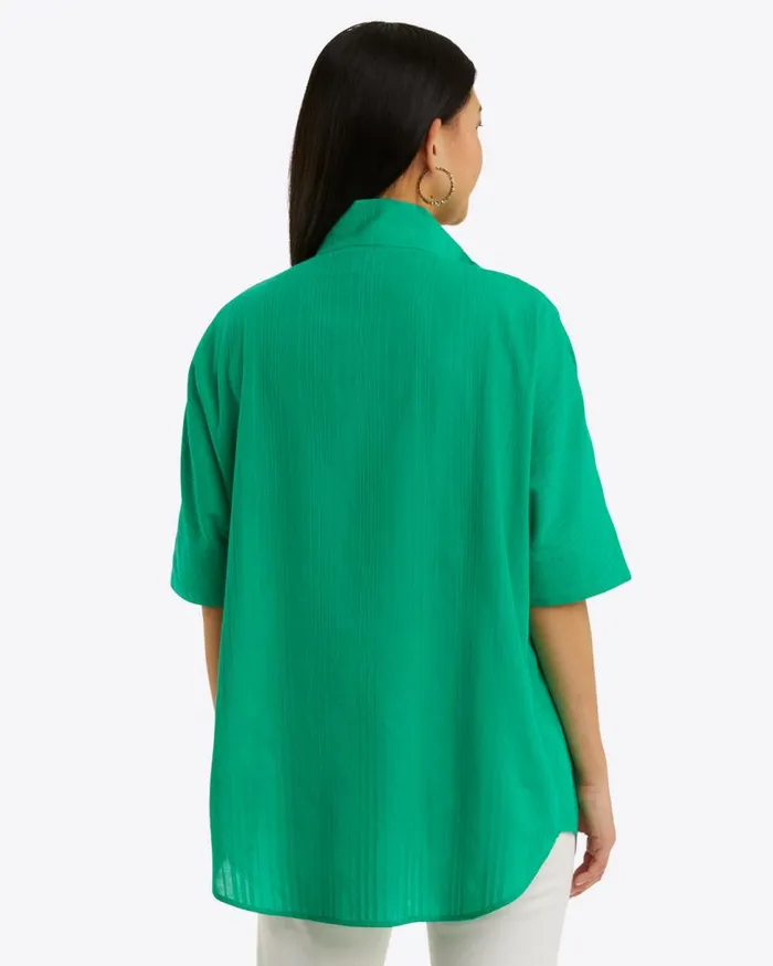 Draper James Tops Women Logan Top In Cotton Dobby