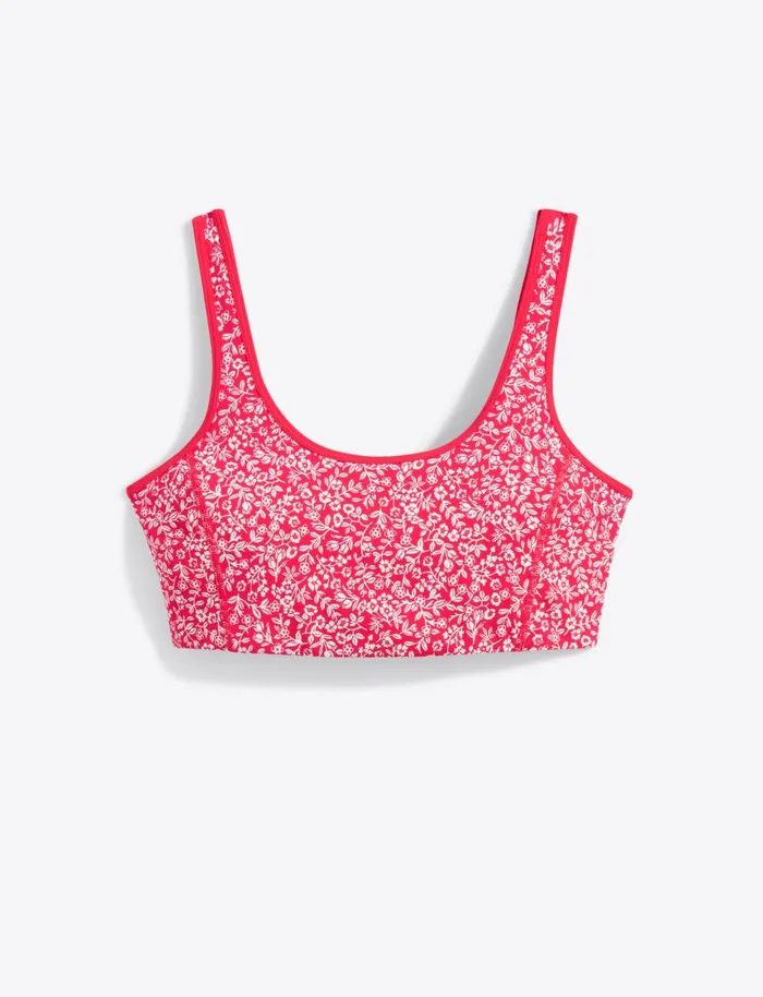 Draper James Tops Women Sports Bra In Whispy Floral