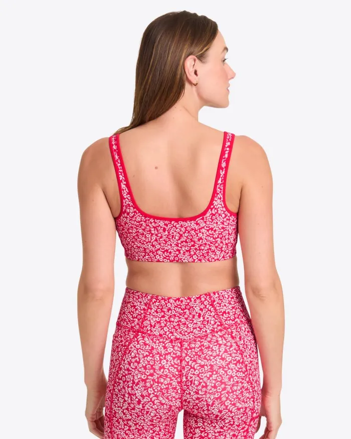 Draper James Tops Women Sports Bra In Whispy Floral