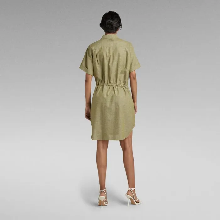 Dresses Women GStar RAW Millery Pockets Dress Avocadomilk