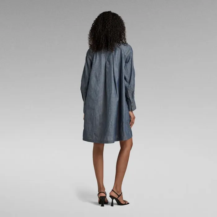 Dresses Women GStar RAW VNeck Tunic Dress Raw Denim