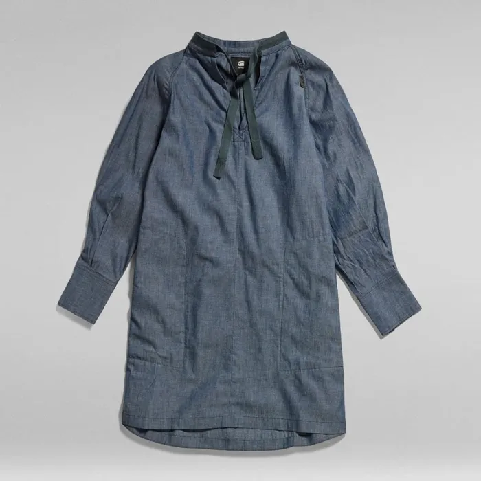 Dresses Women GStar RAW VNeck Tunic Dress Raw Denim