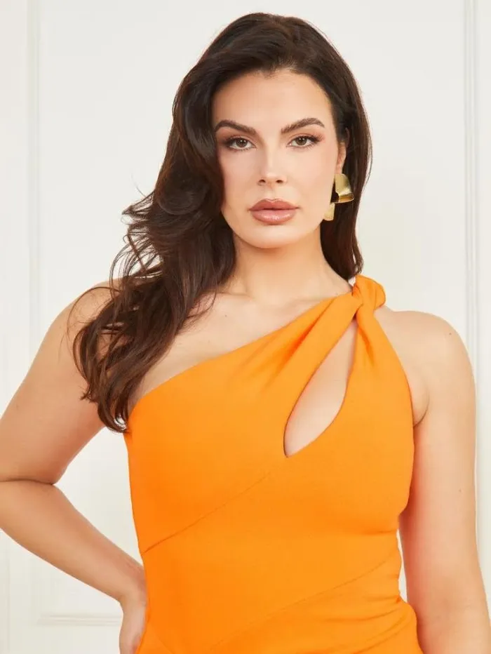 Dresses Women Marciano La Bombe Dress Superlative Orange Dresses Women Marciano La Bombe Dress Superlative Orange