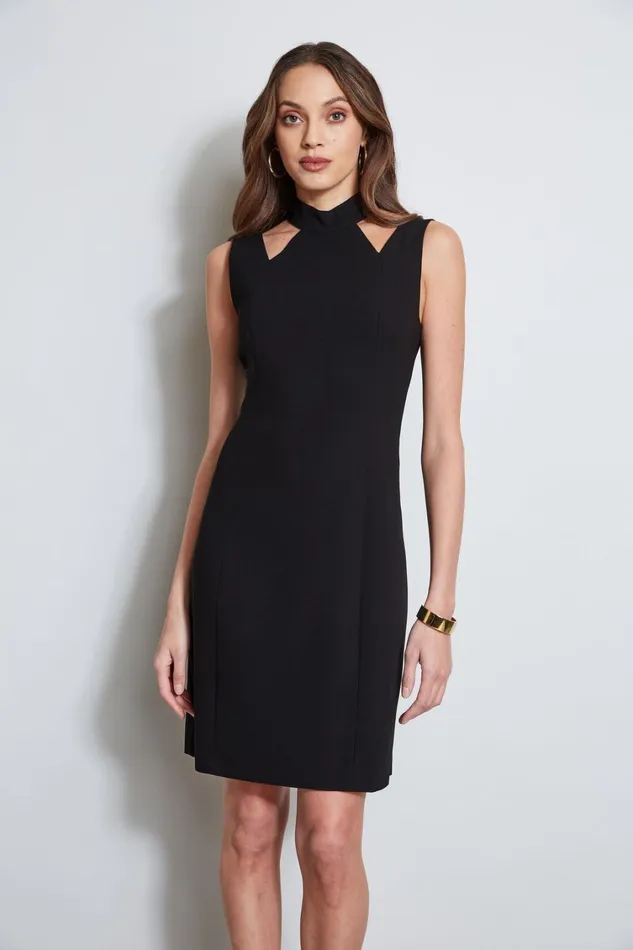 Elie Tahari Dresses and Jumpsuits Mock Neck Cut Out Dress Black 8211 Women