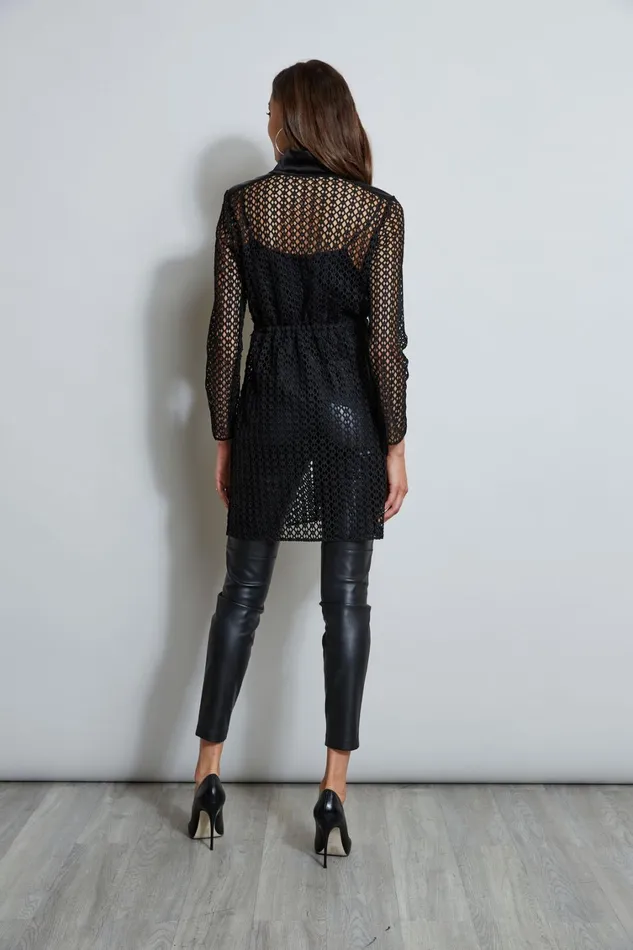 Elie Tahari Jackets and Blazers Lace Topper Jacket Black 8211 Women