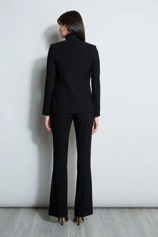Elie Tahari Jackets and Blazers Notched Collar Panel Blazer Black 8211 Women