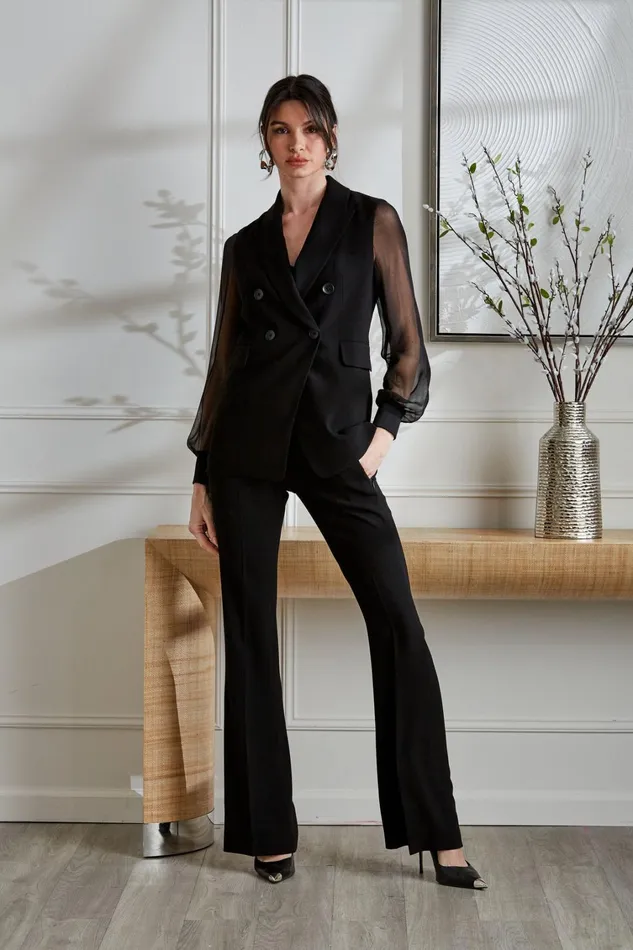 Elie Tahari Pants Fit and Flare Pant Black 8211 Women