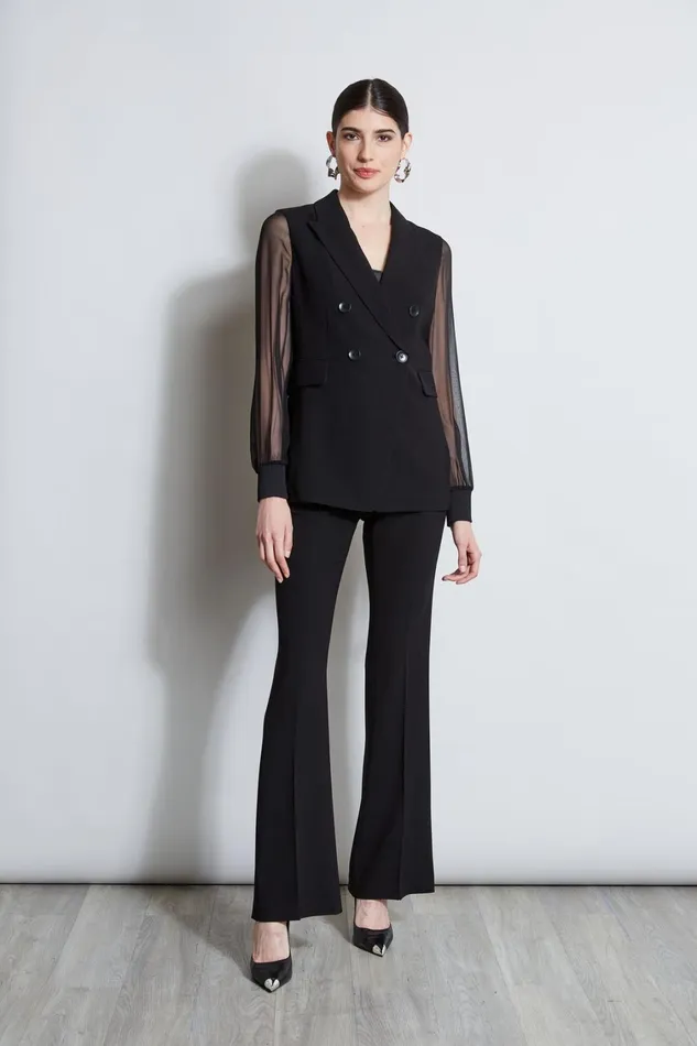 Elie Tahari Pants Fit and Flare Pant Black 8211 Women