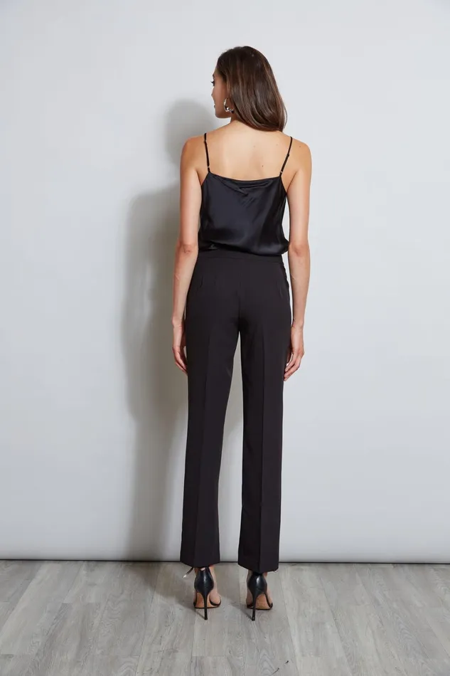 Elie Tahari Pants Inseam Slit Pant Noir 8211 Women