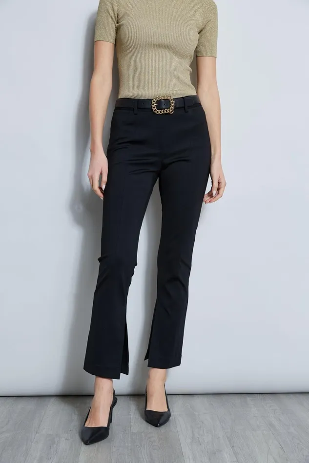 Elie Tahari Pants Inseam Slit Ponte Pant Black 8211 Women