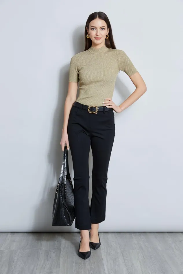 Elie Tahari Pants Inseam Slit Ponte Pant Black 8211 Women
