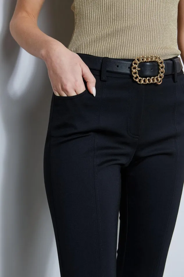 Elie Tahari Pants Inseam Slit Ponte Pant Black 8211 Women