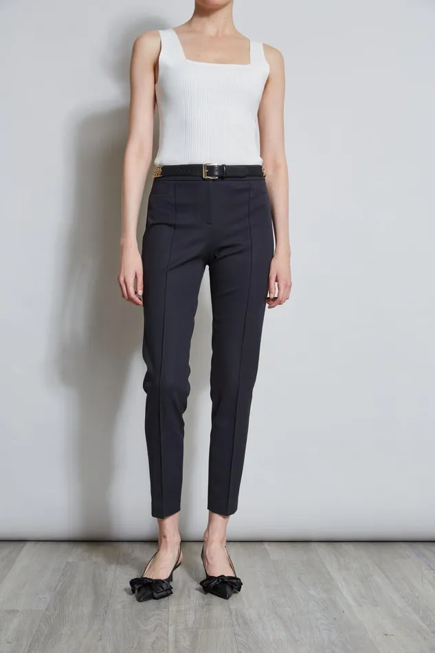 Elie Tahari Pants Slim Pintuck Pant Black 8211 Women